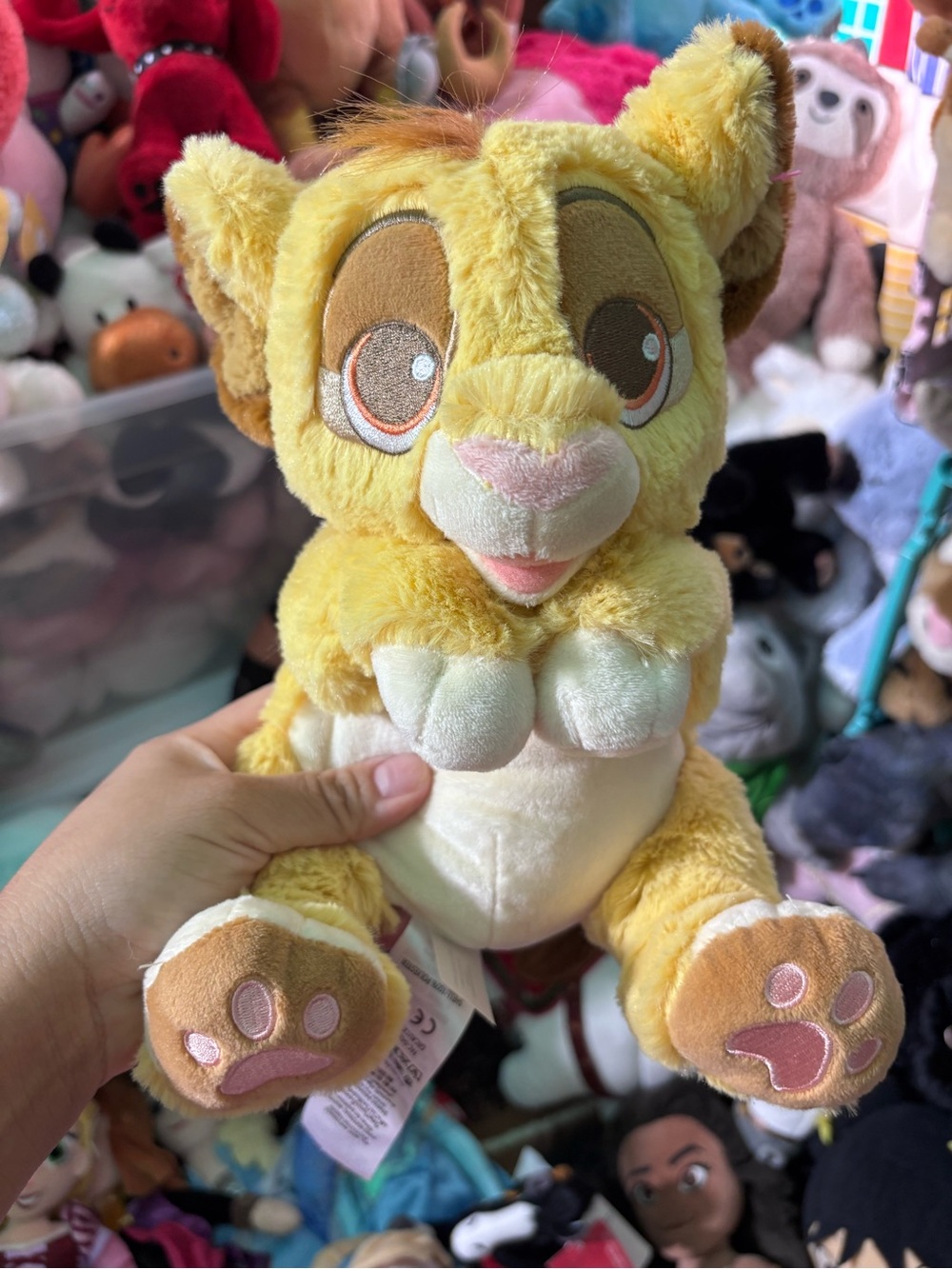 Disney baby Simba swaddle plush stuffed animal